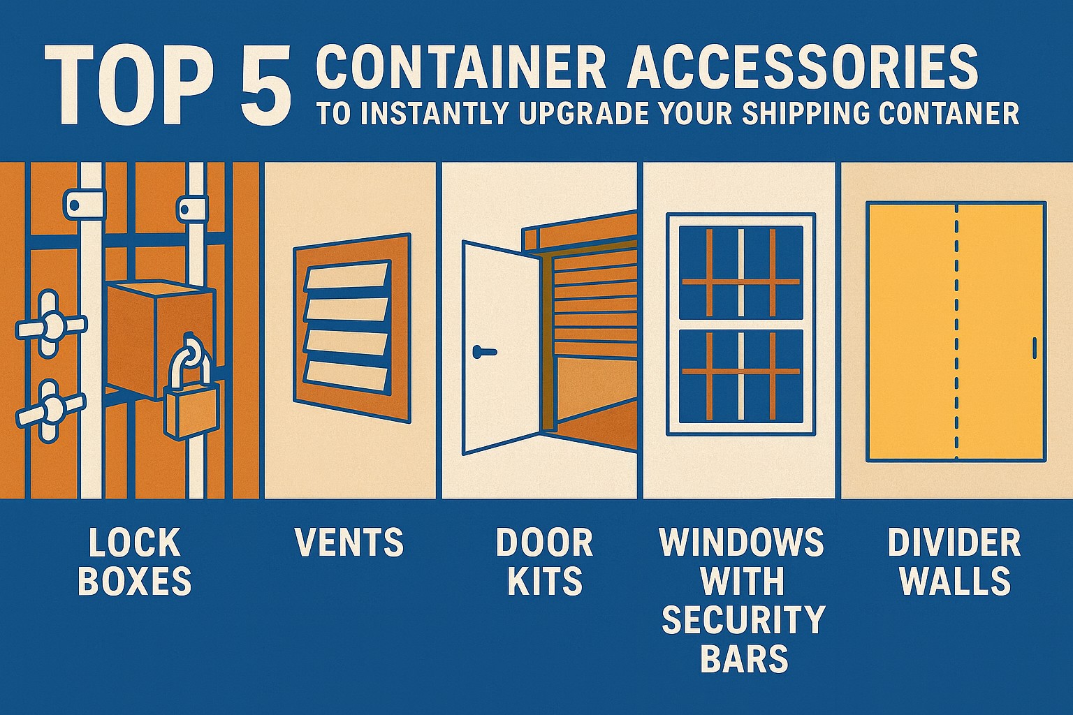 Top 5 Container Accessories to Instantly Upgrade Your Shipping Container